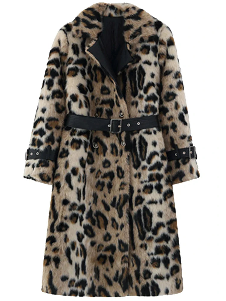 Trench-coat léopard