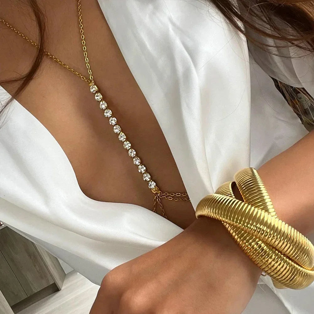 Collier chaîne de poitrine