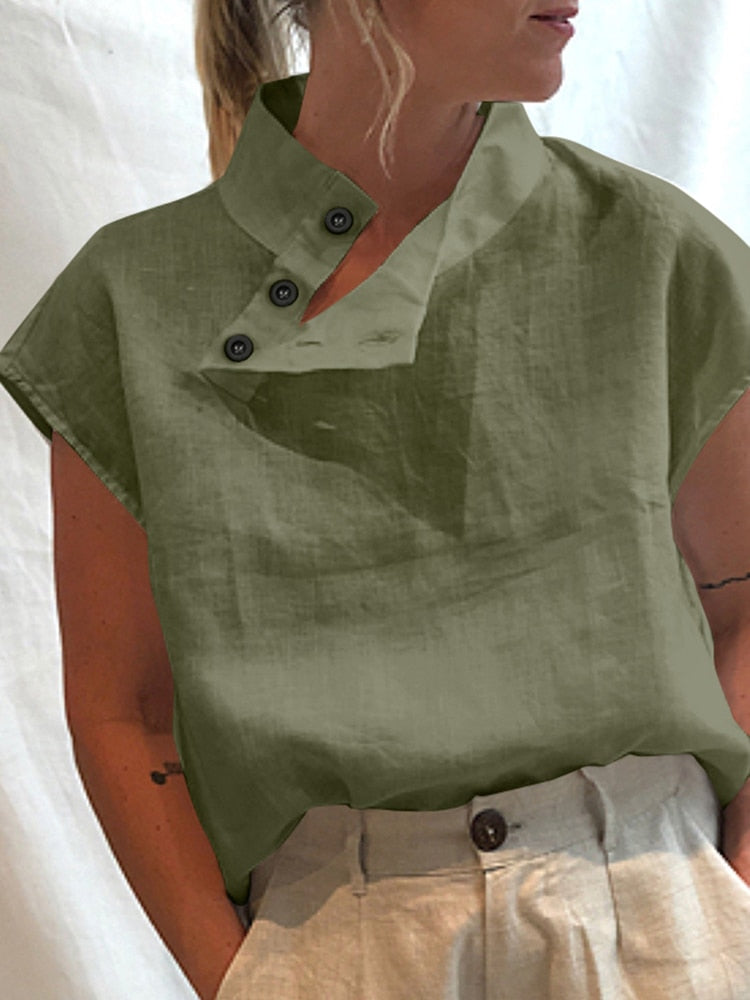 Chemises en coton et lin Salmia