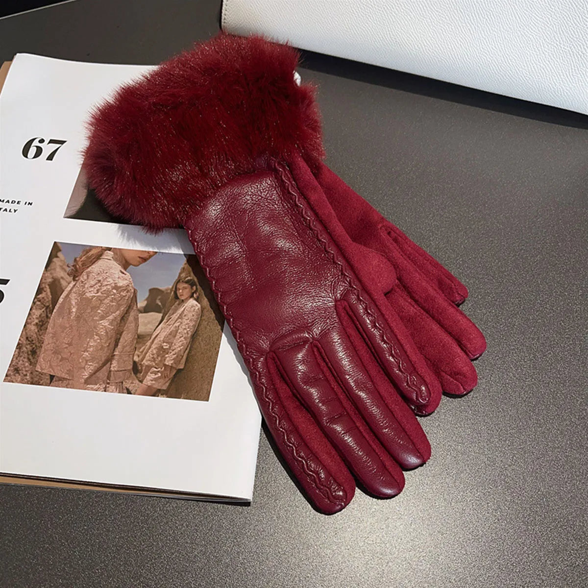 Gants en cuir Ashley