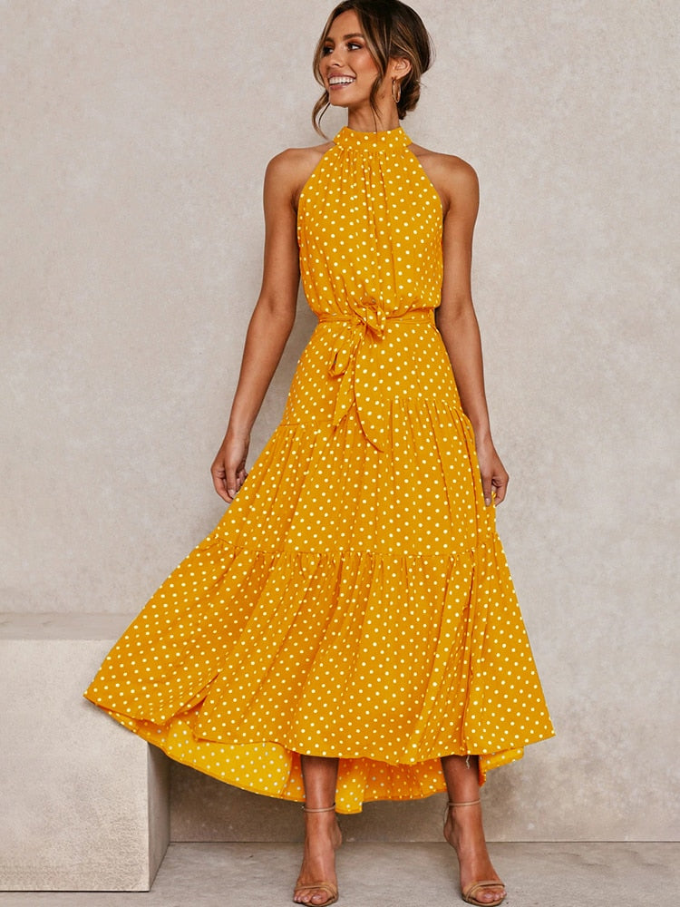 Robe à pois