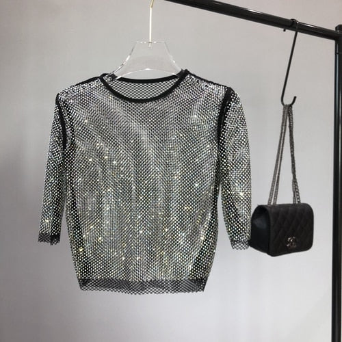 T-shirt de fête brillant