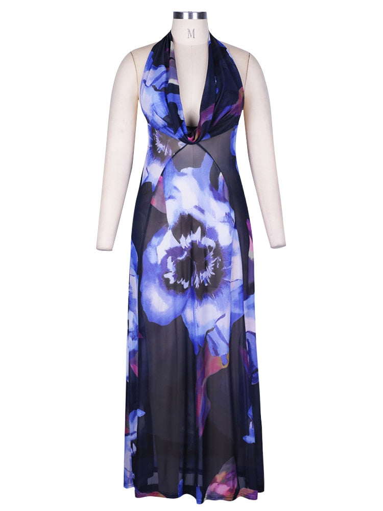 Robe longue dos nu
