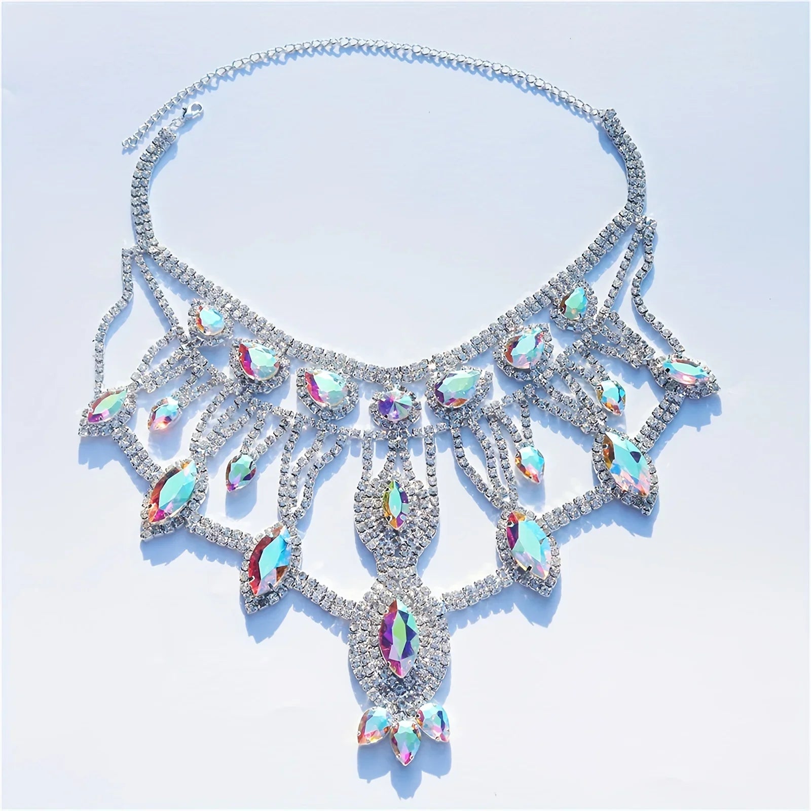 Nadia Rhinestone Necklace