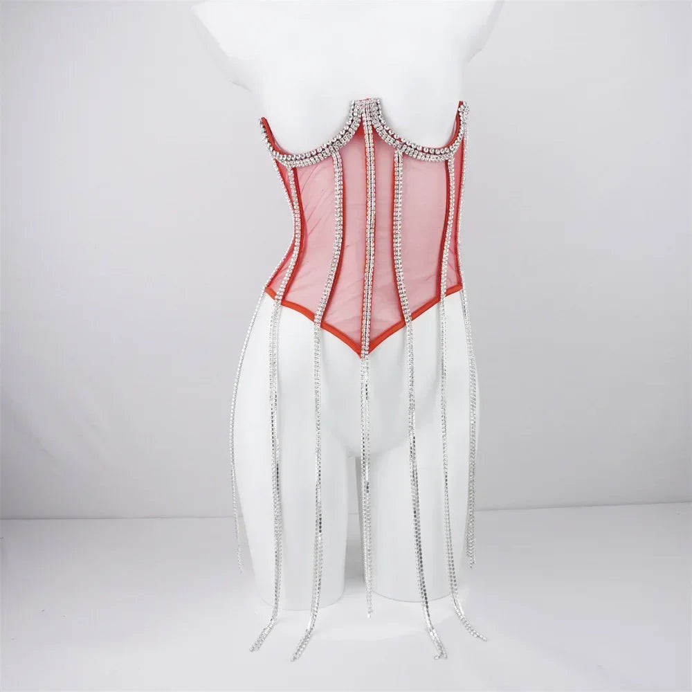 Tania Sequined Corset