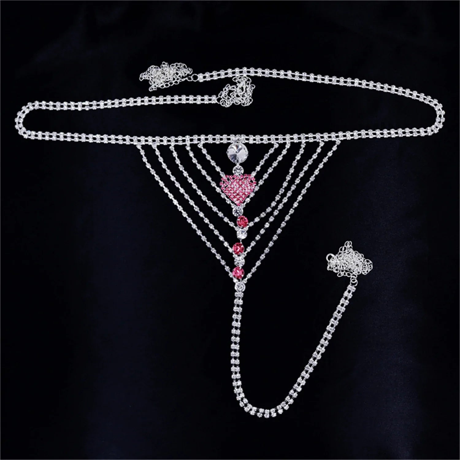 Pink Love Waist Chain