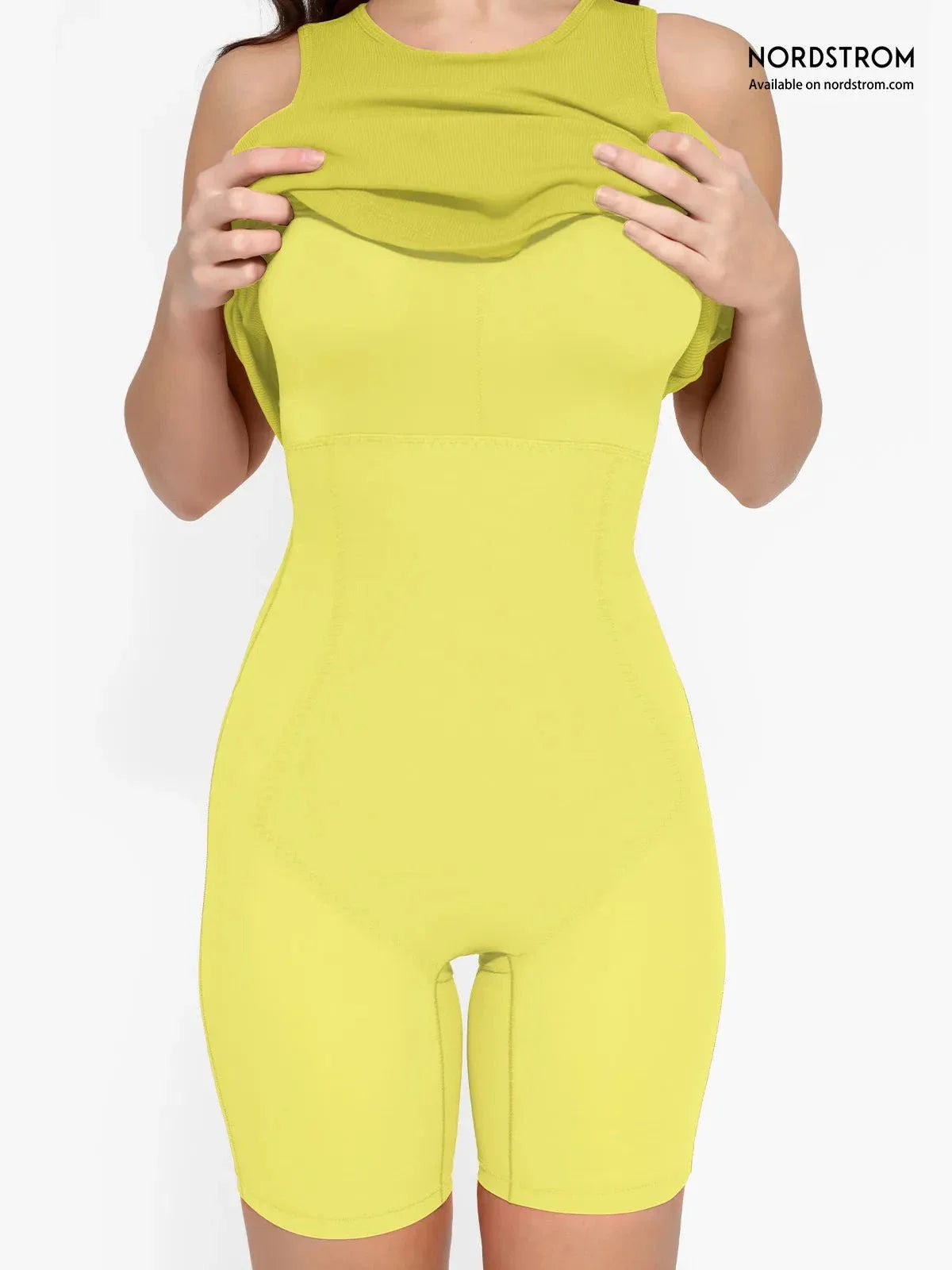 Shapewear Modal Sleeveless Crew Neck Slimming Maxi Dress