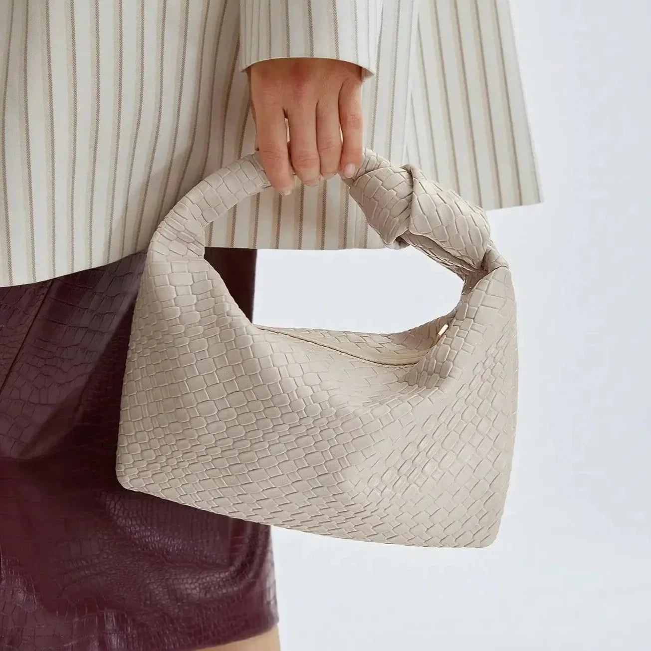 Woven Knot Handbag