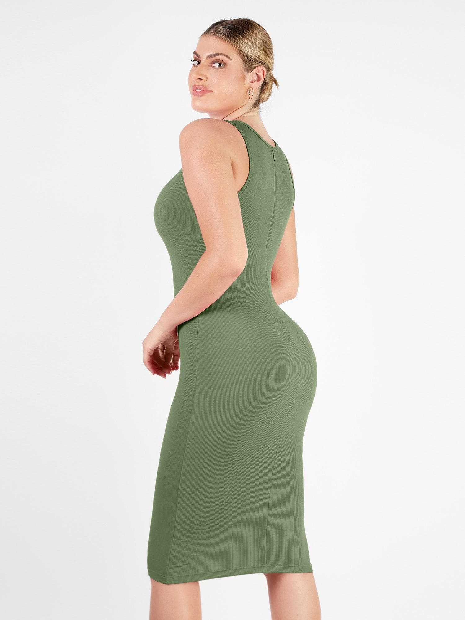 Shapewear Modal Tummy Control Midi Dress