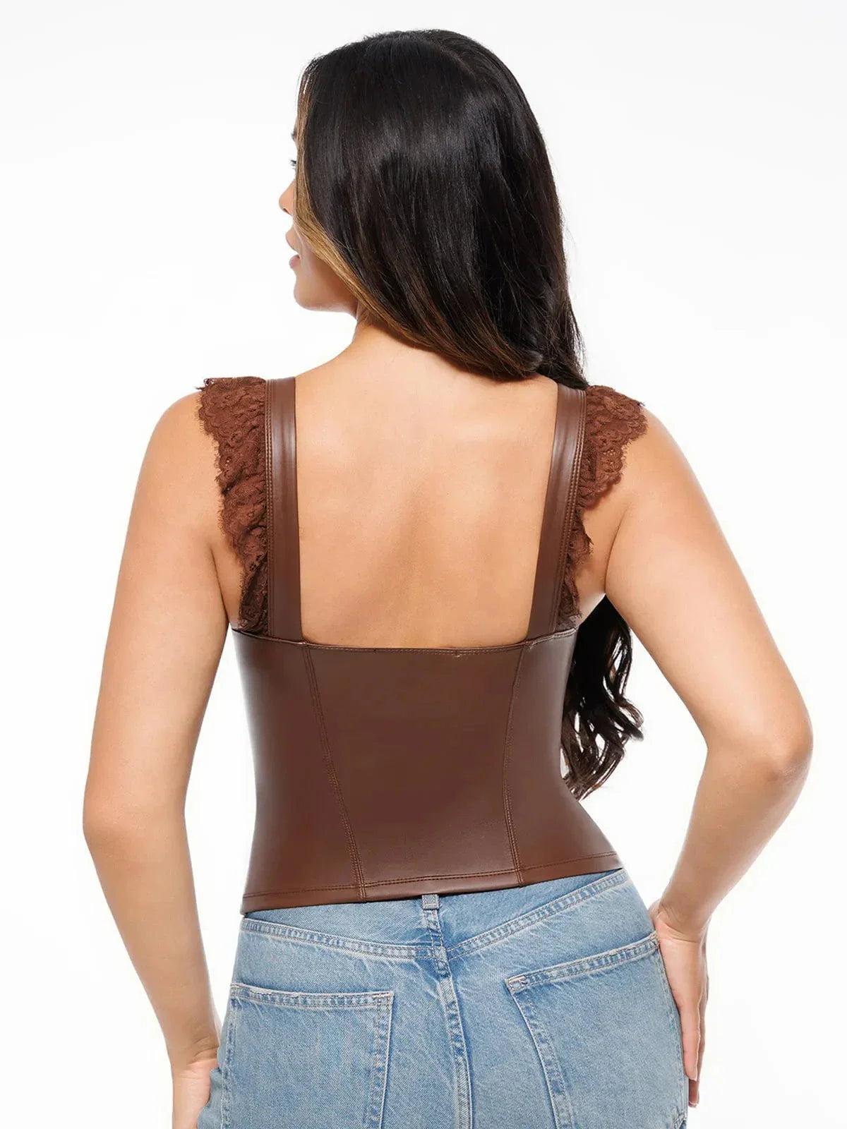 Lace Trim Sculpting Camisole Top