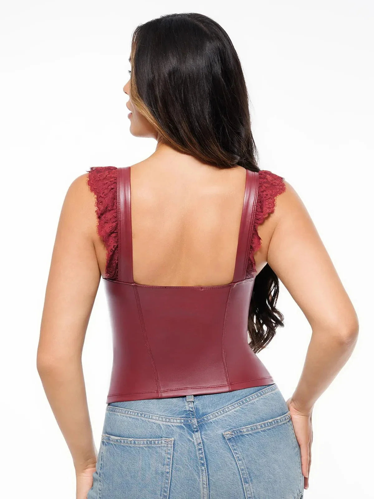 Lace Trim Sculpting Camisole Top