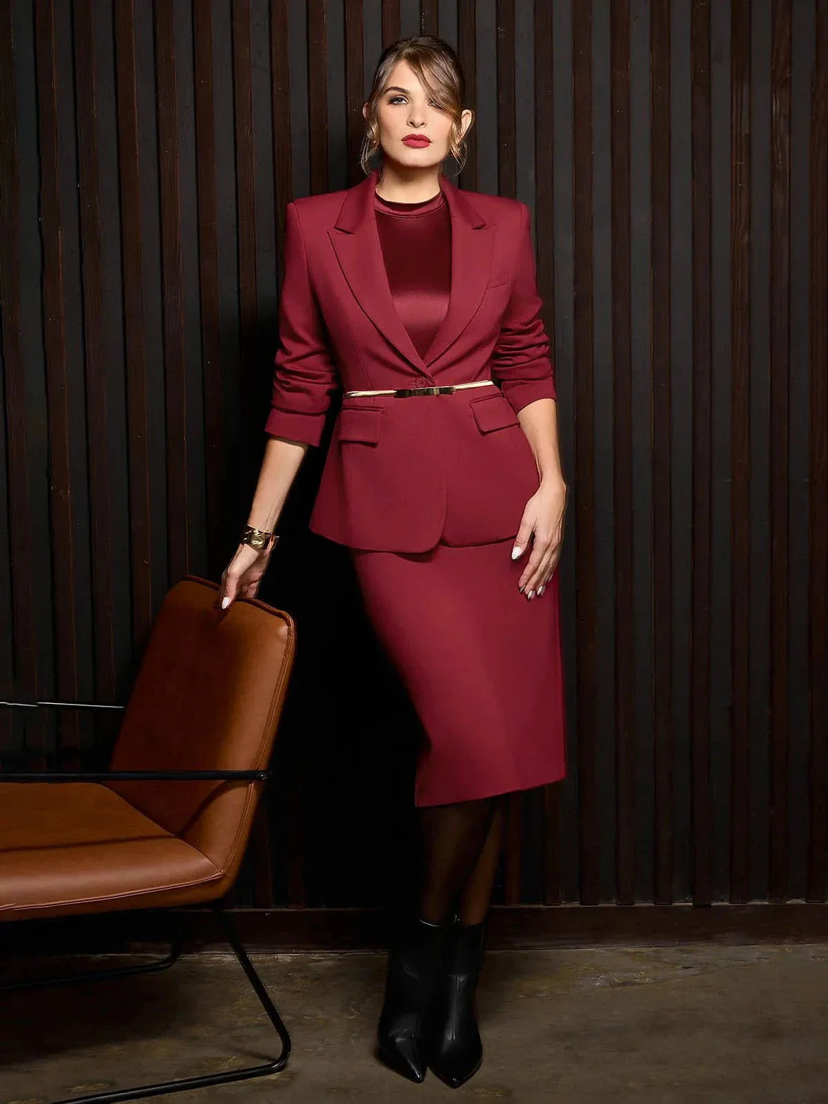 SculptEase Commuter Fitted Skirt