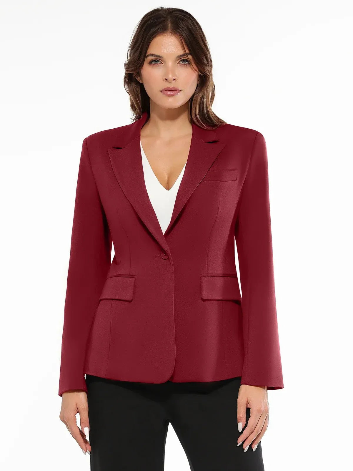 Shape-Sculpting Fitted Blazer
