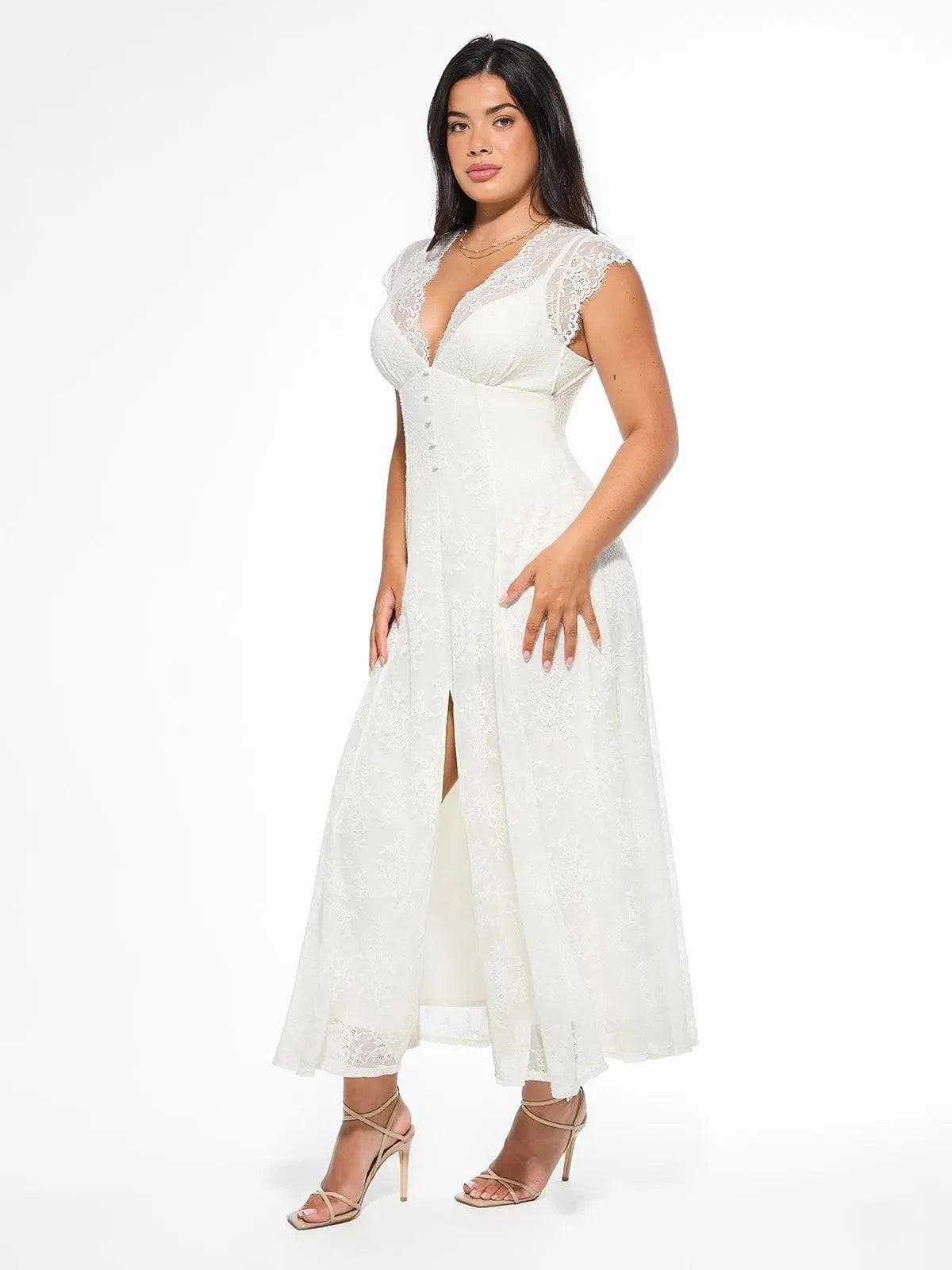 Shapewear Lace Fantasy Mini & Maxi Sculpting Dress Set