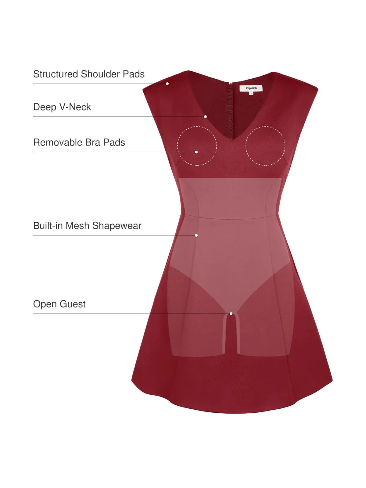 Shapewear Professional Convertible Mini Dress